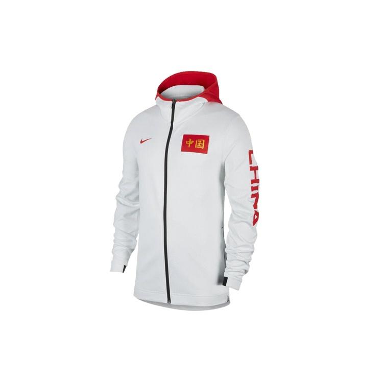 Nike China Therma Flex Showtime China Team Basketball hoodie White Men s AT4867-100 M