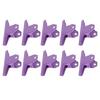 10pcs Metal Binder Clips Multipurpose Electroplating Rustproof Large Paper Clamps for Office School