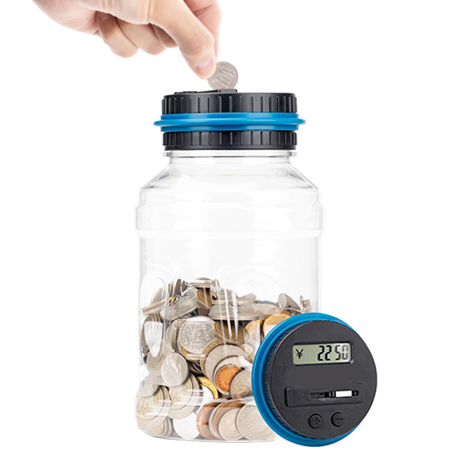 

Neutral Zenith Digital Piggy Bank with Counter Japanese Automatic Calculation and Counting Electronic Piggy Bank with Large Lightweight [Includes