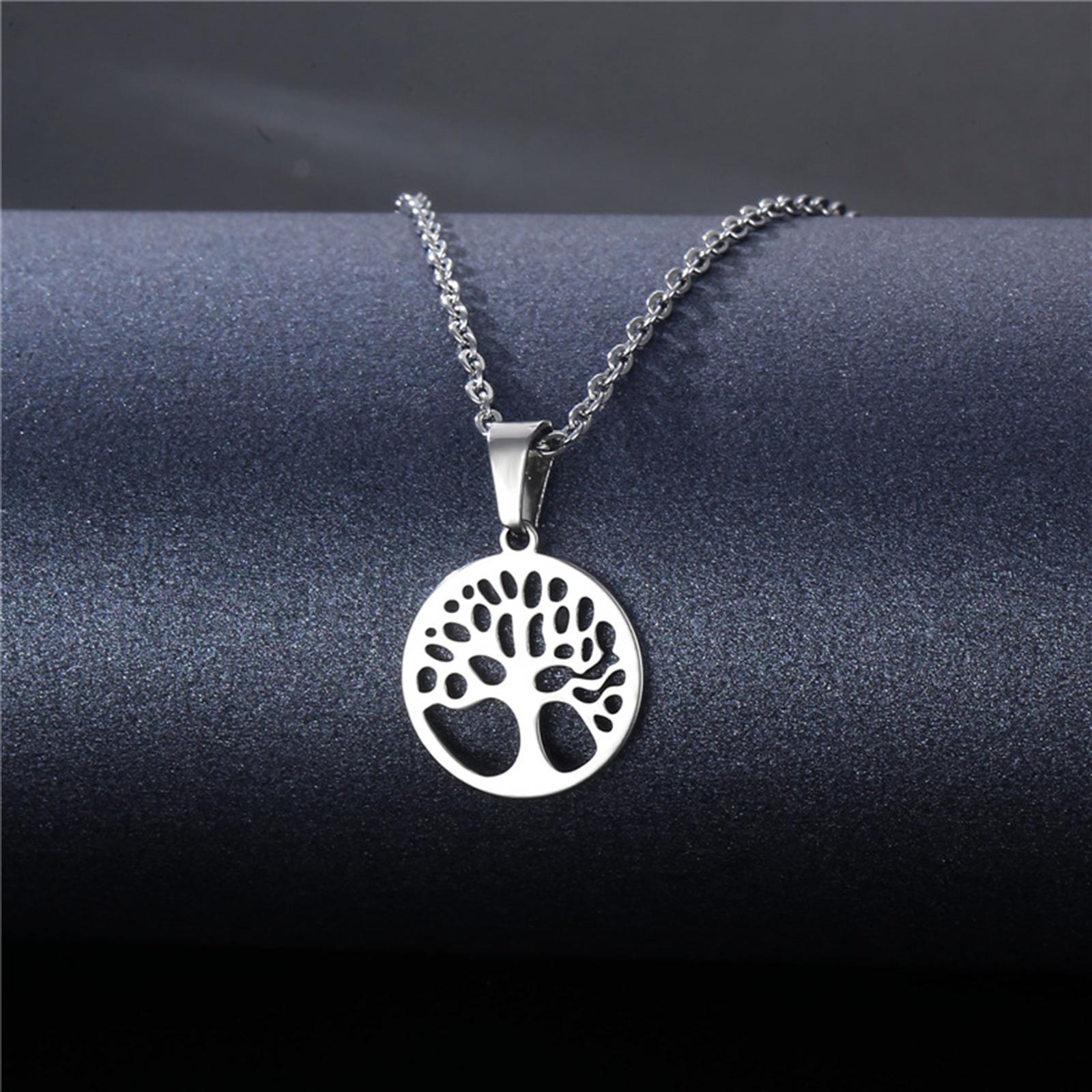 

DoreenBeads Fashion Stainless Steel Necklace Tortoise Heart Tree Pendant For Women Men Necklace Jewelry 45cm long, 1 Piece 45cm long