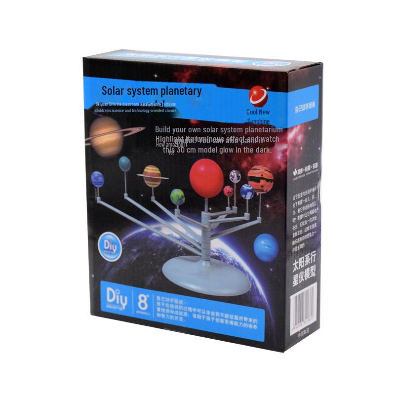 Handmade Solar System Model Toy for Primary Students: Eight Planets Celestial Instrument
