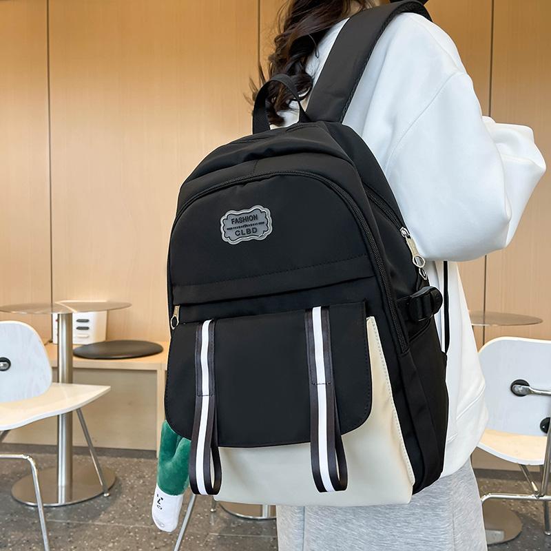 Three-Piece Backpack Set Student Schoolbag Shoulder Bag Female Large Capacity Backpack with Pen Bag