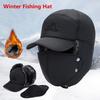 Winter Warm Verdickt Kunstpelz Baseballkappe Herren und Damen Skifahren Weich Extrem Kalt Hut Anglerhut Outdoor