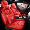 Dr. Jie European Style Full Leather Car Seat Cover - All-Season, Wear-Resistant, Universal Fit