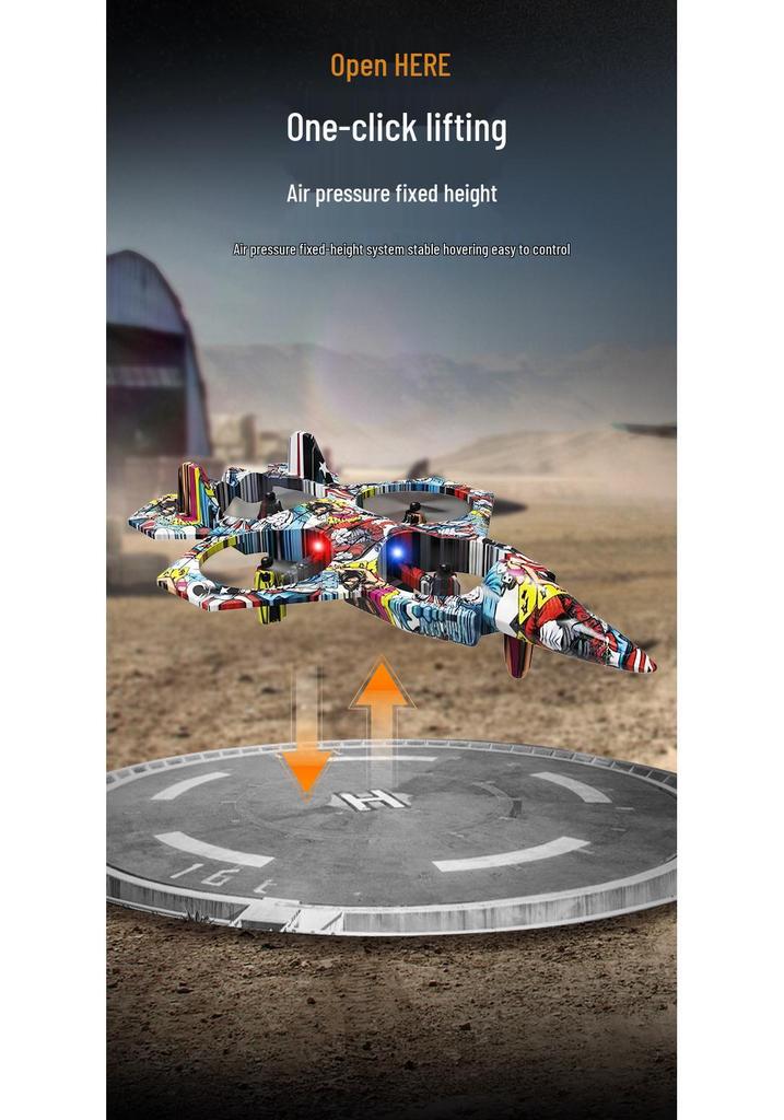 Cross-border Stunt Drone: Altitude Hold, Flip, Hover RC Quadcopter Glider