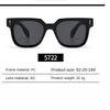 2PACK Retro Square Black Lens Sunglasses Women Luxury Brand Designer Fashion Rectangle Eyewear Men Outdoor  UV400