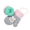 1-6Years Boy Girl Baby Thicken Mittens Hand Gloves Winter Children Kids Knitted Gloves Warm Rope Mittens Wool Keep Warm Gloves