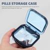 Pills Storage Case Portable Multi-Grid Organizer Compact Convenient Medicine Box Dental Braces Storage Dustproof Moistureproof