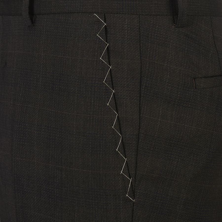 FAHRENHEIT Grandcru Marlane Glen Check Suit Pants (Fjpah2043)