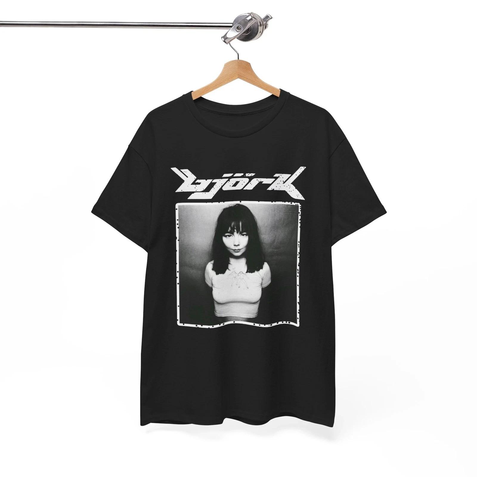 Футболка Bjork, Винтажная унисекс футболка с логотипом Bjork, Унисекс футболка 3XL