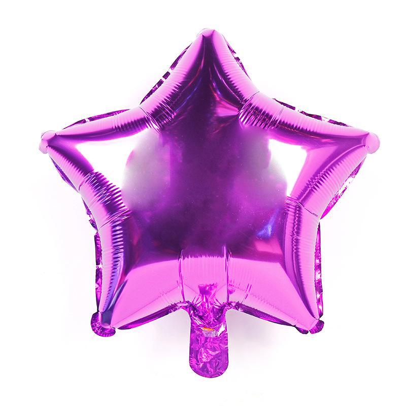 18-Inch Star & Heart Foil Balloon - Festival, Birthday, Wedding Decoration