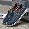 Large Size Men's Shoes Fashion Hand-scratched Doudou One-pedal Shoes Trend Casual Driving Men