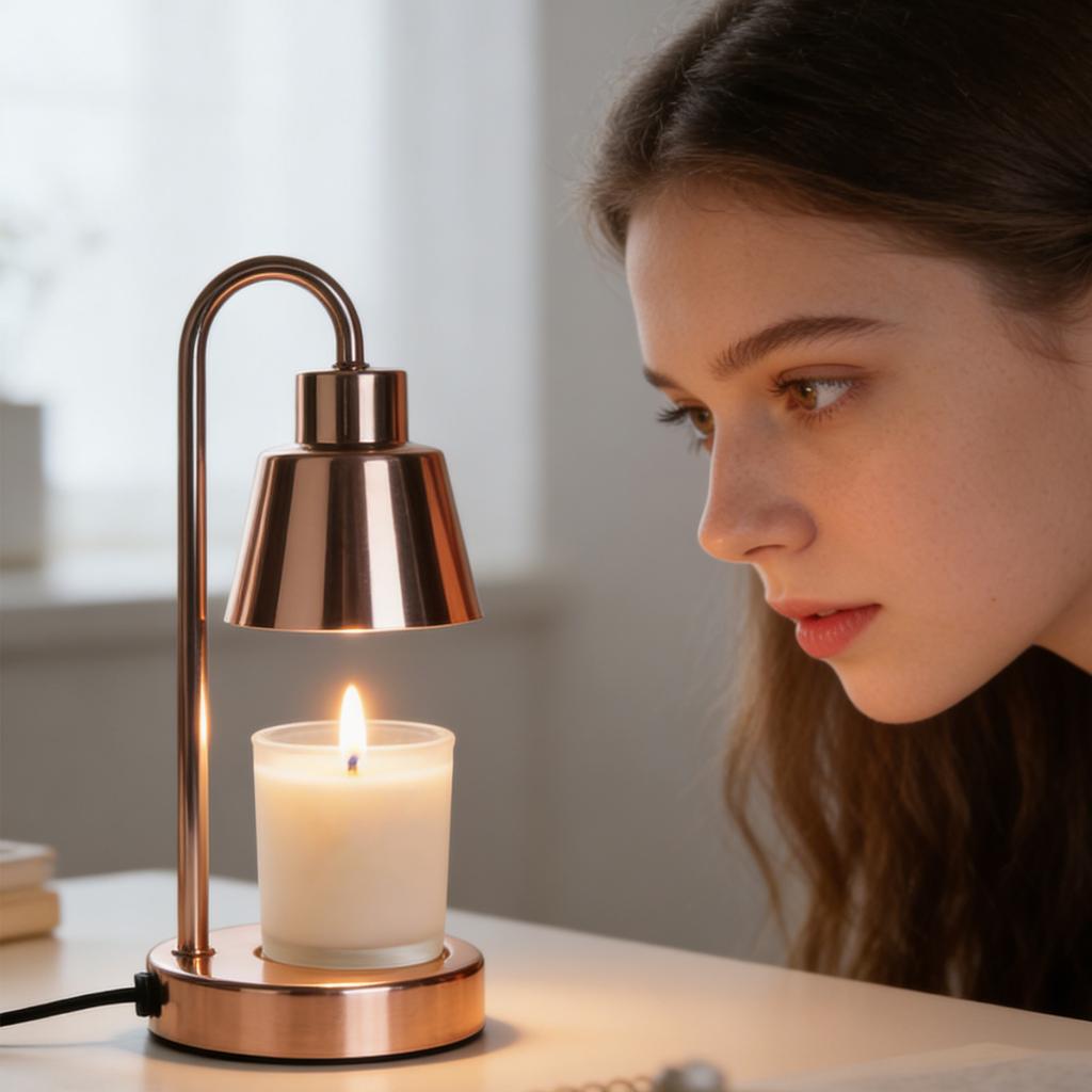 Melting Candle Lamp, Stylish Adjustable Photoelectric Aromatherapy Lamp (without Aromatherapy Function), Suitable For Living Room And Study.