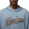 Jordan Buchstabenstickerei Lässiger Hoodie Amerikanischer Vintage Sweatshirt Unisex Hoodies Himmelblau FN4614-436