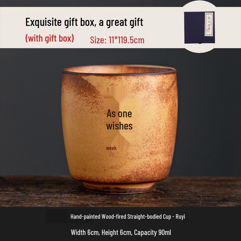 Chaxun Handmade Wood-Fired Ceramic Teacup