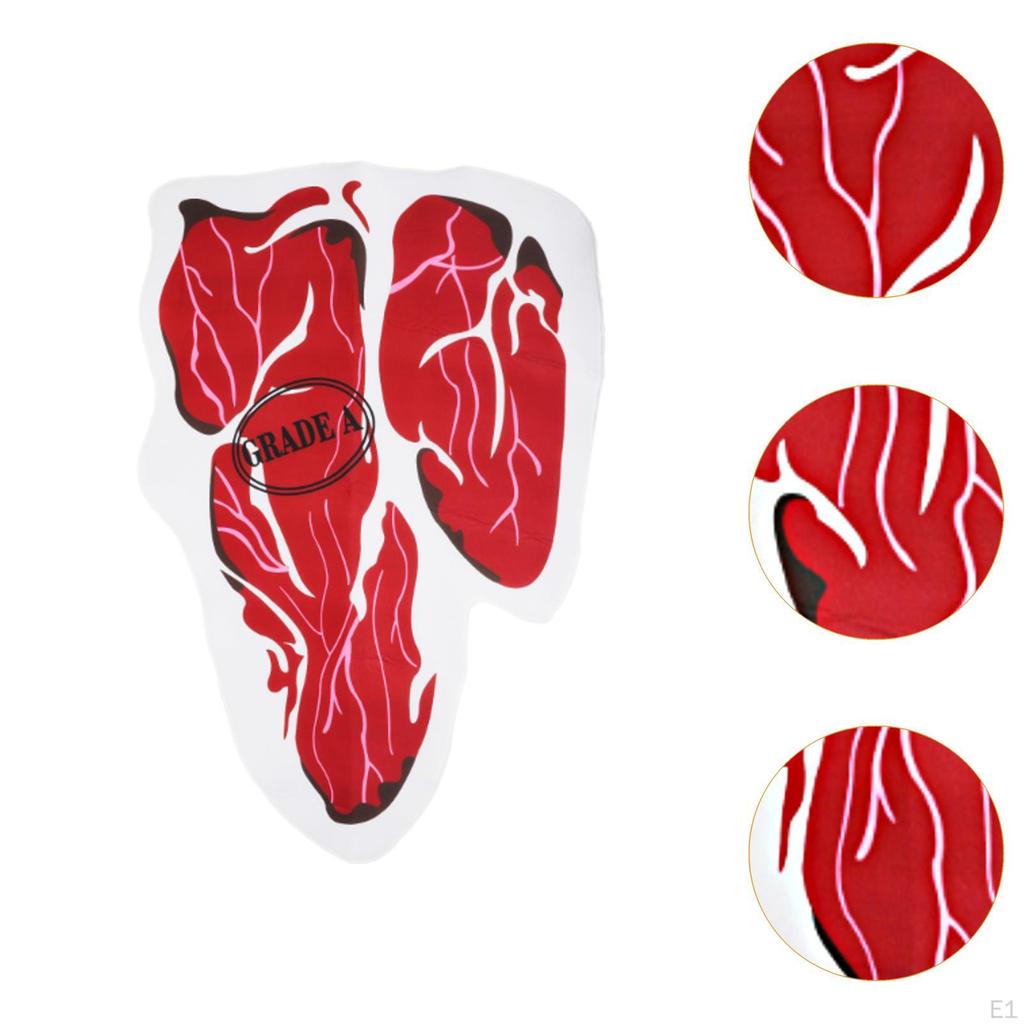 Steak Costume Fancy Dress Meat Outfit for Birthday Halloween Holiday Accessories