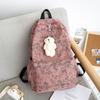 Large Capacity Schoolbag Middle School Student Backpack Trend Printed Backpack Fresh Leisure Travel Backpack