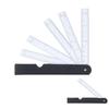 Multi Ratio Fan Shaped Ruler Plastic Scale Tools Durable Architect Scale Ruler  Art Drawing