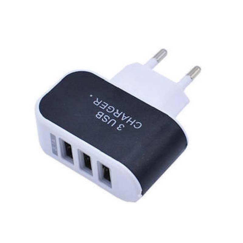 Versatile 3usb Candy Charger With Led Light For Apple Devices Travel-friendly