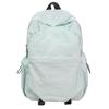 Student Solid Color Schoolbag Large Capacity Backpack