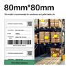 Deli ZG815 Congo River 80x80mm Thermal Label Paper, 600 Sheets