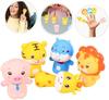 5-Piece Animal Finger Puppets Set, High-Quality Interactive Hand Puppets for Creative Play, Early Education, Motor Skills & Social Interaction
