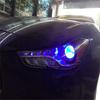 Pair RGB LED Devil Eyes Demon Eye Car Headlight Projector Bluetooth Control