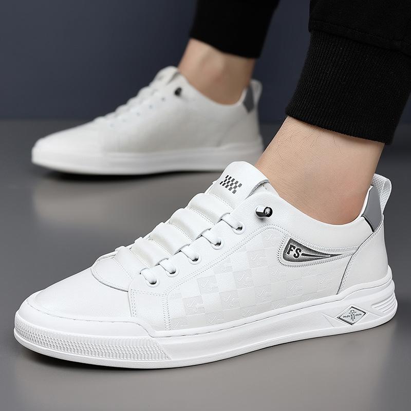 European and Korean Trendy Shoes Spring and Summer New Little White Shoes Fashion Versatile Loafers Trendy Men's Shoes Breathable Casual Driving Boar