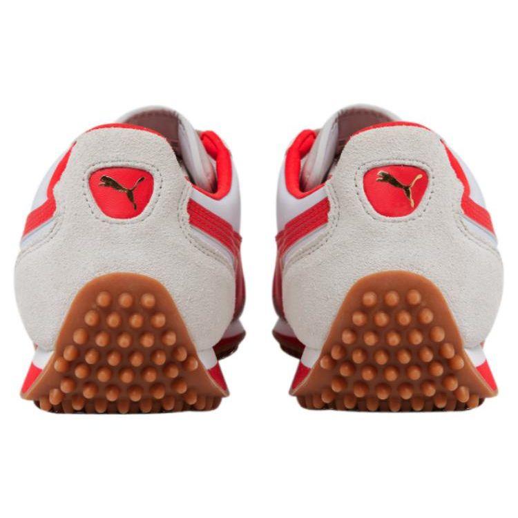 Puma Whirlwind Classic Leather Casual Sneakers Unisex Sneakers Gray Red 374849-10
