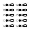 10Pcs Braided Cotton Loop Towel Clip Towel Hook Holder Towel Hangers Rack Metal Clip Home Storage Hanger Easy to Use