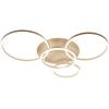 Nordic LED Round Ceiling Lamp - Modern Minimalist Ring Design for Living Room, Bedroom, or Study.