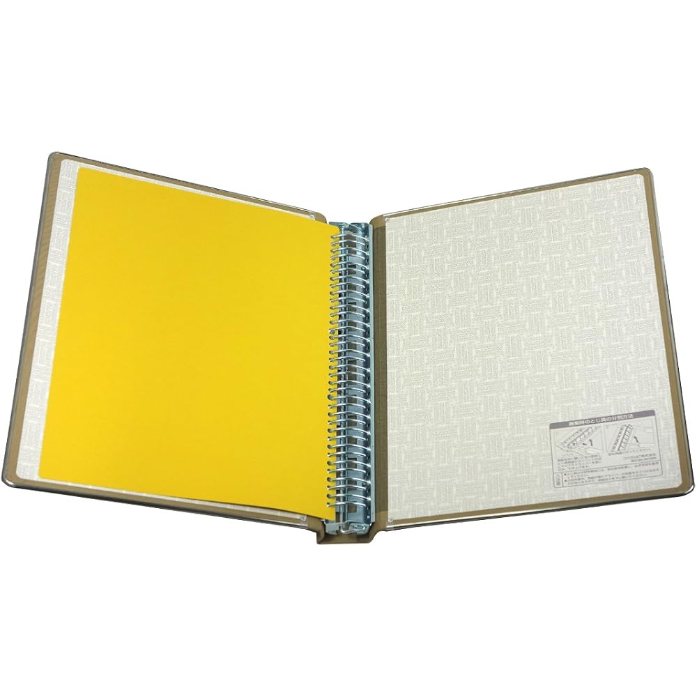 Kokuyo File Binder Cloth Sticker B4 with Vertical Binder, 36 Holes, Holes, 200 Sheets, Ha-124