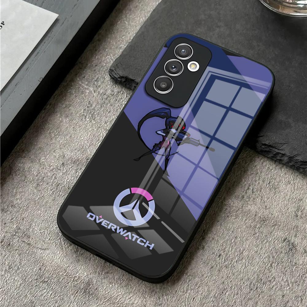 Phone Case For S25 Ultra Samsung S26 S23 S24 Plus S22 S20 S21 Fe A54 A34 A53 A16 Glass Cover O-Over-watchS
