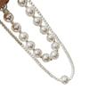 Pearl Beaded Double-Layer Clavicle Necklace - Retro Statement Piece