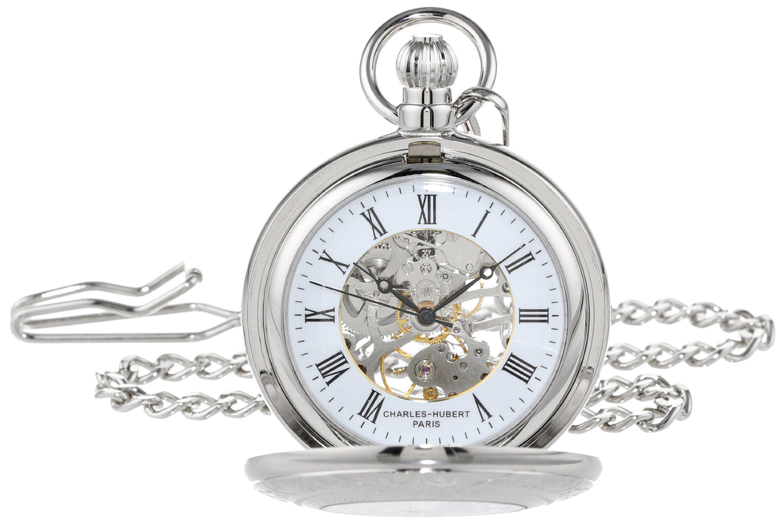 

Pocket watch mechanical manual winding [Charles Hubert, Paris] 3527-W men s