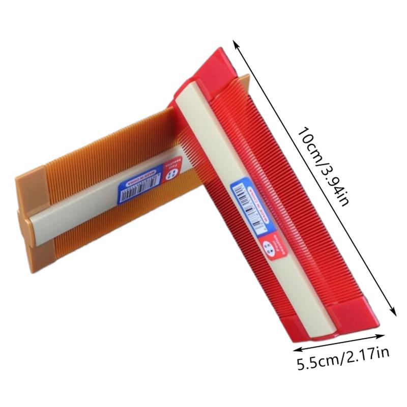1Pc Lice Comb Plastic Handle Double Sided Head Lice Comb Hair Combs Lice Flea Nit Hair Combs