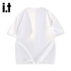 izzue Unisex Pure Cotton Letter Print Short Sleeve T-Shirt
