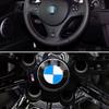 Für Alle BMW E46 E39 E38 E90 E60 E36 F30 F20 X1 X3 X5 M Logo Auto Lenkradnabenabdeckungen Mittel Emblem Abzeichen Aufkleber DIY Aufkleber