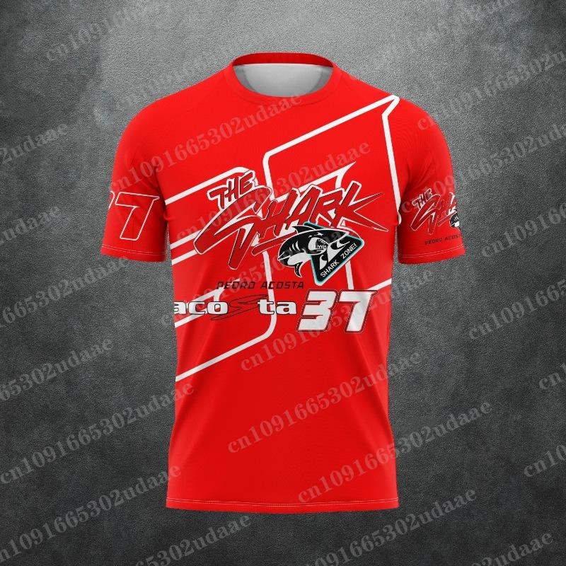 No. 37 Driver Pedro Acosta Lovers Motorsport Men's Kids Commemorative Summer Fashion Breathable T-Shirt