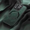 Luxus Leder Telefon Fall Für Iphone 14 13 12 Pro Max Magnetische Magsafe Drahtlose Chargin Silikon Handy Abdeckung Funda