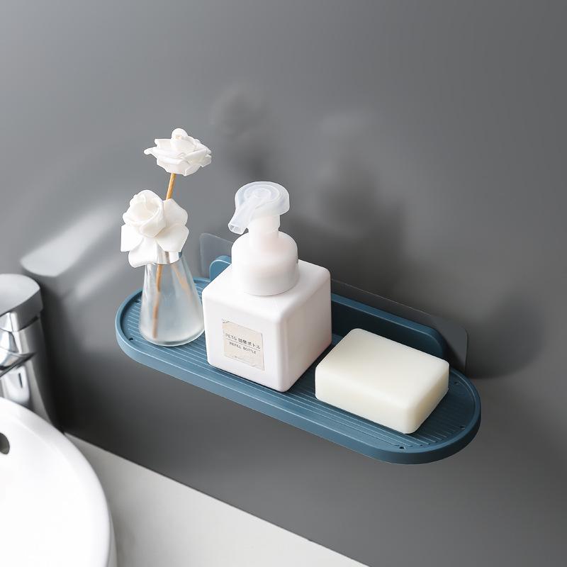 Mensola per il bagno, organizer per la doccia, montaggio a parete, porta shampoo, senza foratura, mensole per il bagno, perforazione gratuita, contenitori per la cucina