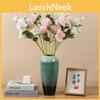 Elegante Arreglo Floral de Seda Eustoma Para Decoración del Hogar Estilismo de Fotografía de Bodas