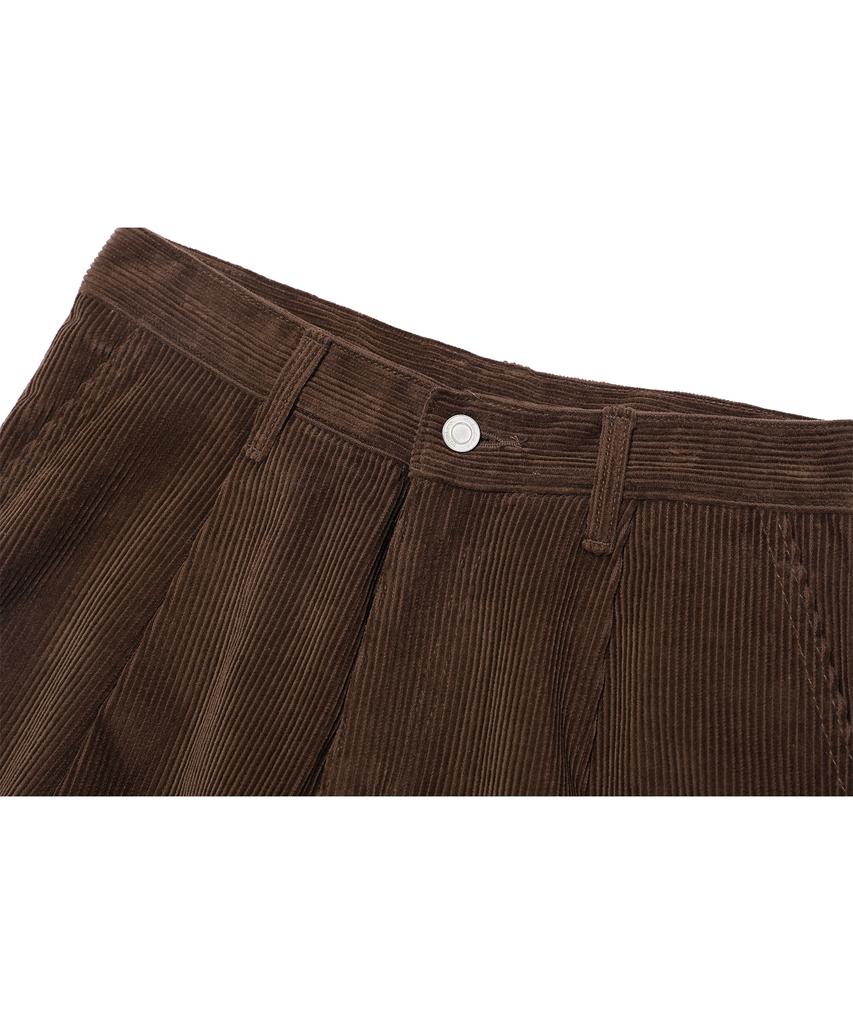 CPGN STUDIO Balloon Wide Corduroy Pants Dark Brown
