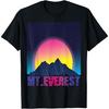 Mount Everest Vaporwave Mountain Hiking Mountaineer Nepal T-Shirt