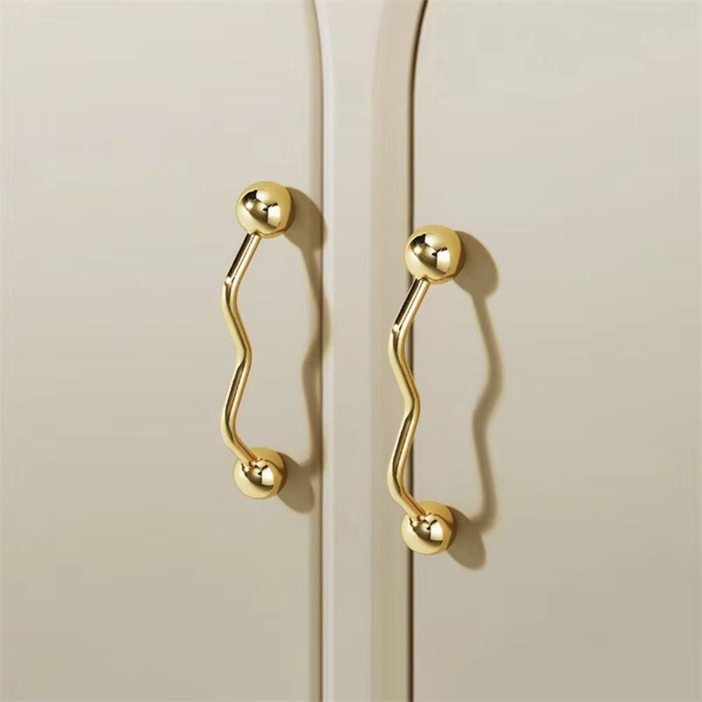 Zinc Zinc Zinc Alloy Solid Drawer Door Knobs Light Luxury Wardrobe Dresser Handles Kitchen Pulls Cabinets