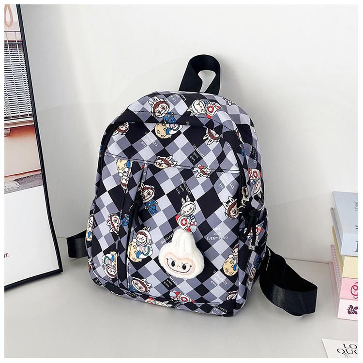 School bag children's 2024 new primary school backpack cartoon cute printing lightweight burden reduction backpack tide