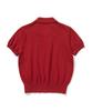 KNITTED (W) Basic Essential Washable Collared Knit Red