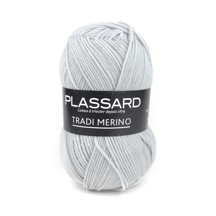 Wool Pull Tradi-Merino Plassard 10 Bluish Grey