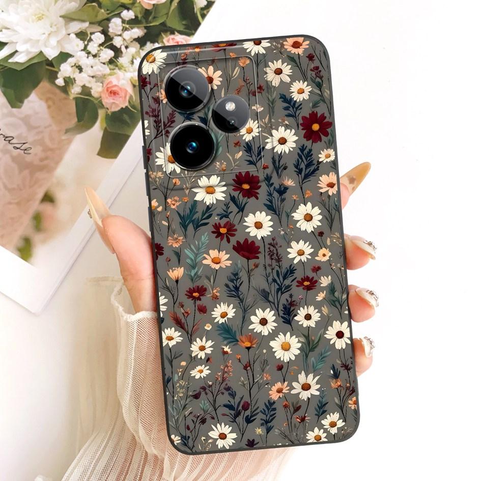 Für Realme GT 7 Hülle RMX5061 Kreatives Cartoon-Katzen-Süßigkeiten-Bemaltes Cover Weicher Silikon-Stoßfänger Für Realme GT7 Pro 7T RealmeGT7 Funda