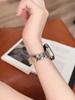 Denim & Leather Spliced Strap for Huawei GT6, GT5 Pro, GT4 & Xiaomi 89